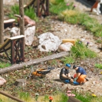 Busch 79825 - H0 - Action-Set: Radunfall